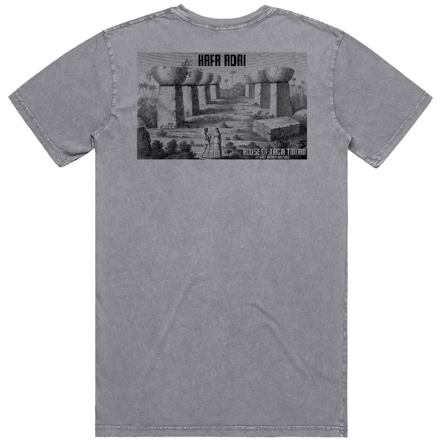 House of Taga T-Shirt - Ash Stone