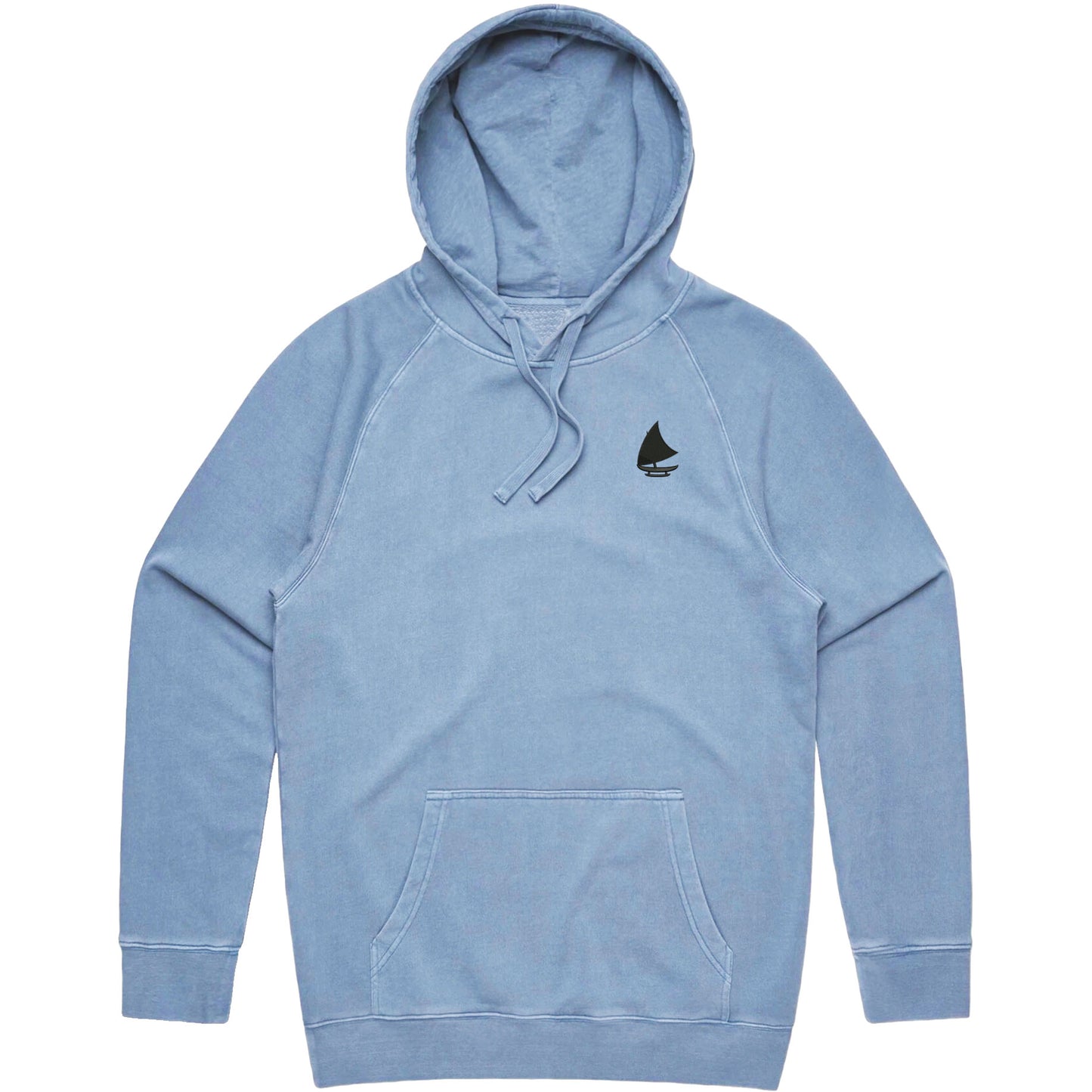 Proa Embroidered Hoodie - Faded Blue